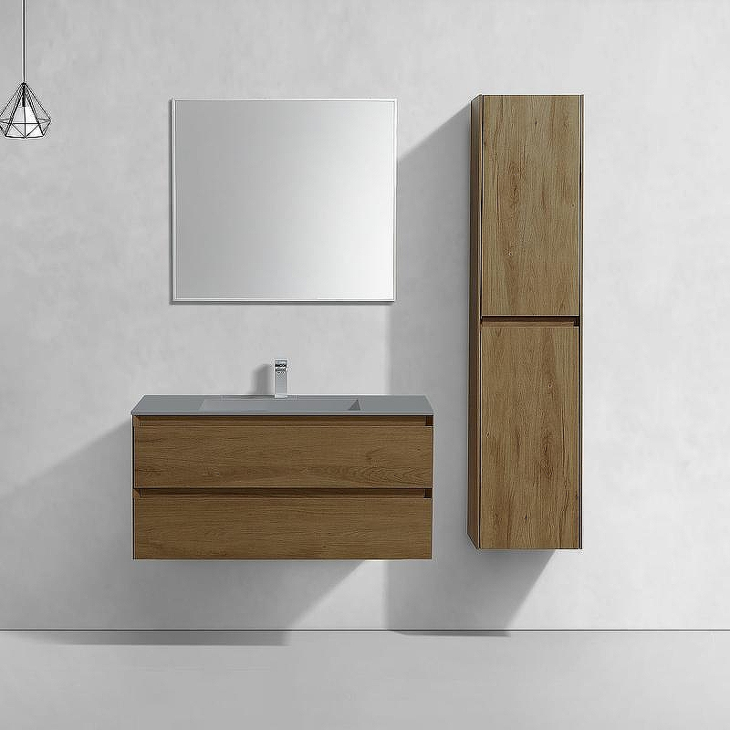 Тумба под раковину Vincea Luka 100 VMC-2L100TO подвесная T.Oak, купить, цена, заказать, магазин, доставка, скидка, промокод, купить, цена, заказать, магазин, доставка, скидка, промокод