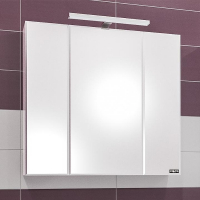 Зеркальный шкаф СанТа Стандарт 90 с подсветкой Белый, купить, цена, заказать, магазин, доставка, скидка, промокод, купить, цена, заказать, магазин, доставка, скидка, промокод