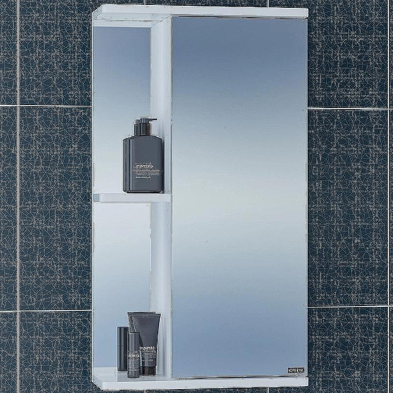 Зеркальный шкаф СанТа Ника 40 R 101081 Белый, купить, цена, заказать, магазин, доставка, скидка, промокод, купить, цена, заказать, магазин, доставка, скидка, промокод