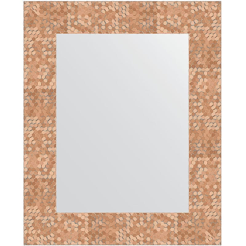 Зеркало Evoform Definite 53х43 BY 3018 в багетной раме - Соты медь 70, купить, цена, заказать, магазин, доставка, скидка, промокод, купить, цена, заказать, магазин, доставка, скидка, промокод