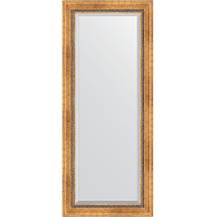 Зеркало Evoform Exclusive 146х61 BY 3542 с фацетом в багетной раме - Римское золото 88, купить, цена, заказать, магазин, доставка, скидка, промокод, купить, цена, заказать, магазин, доставка, скидка, промокод
