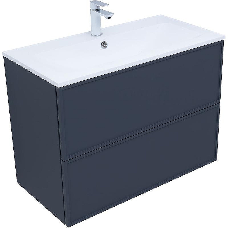 Тумба под раковину Aquanet Арт 90 313266 подвесная Маренго, купить, цена, заказать, магазин, доставка, скидка, промокод, купить, цена, заказать, магазин, доставка, скидка, промокод