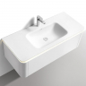 Тумба с раковиной Black&White Universe U925.1200 120 9251200 подвесная Milk white, купить, цена, заказать, магазин, доставка, скидка, промокод, купить, цена, заказать, магазин, доставка, скидка, промокод