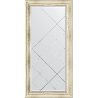 Зеркало Evoform Exclusive-G 161х79 BY 4289 с гравировкой в багетной раме - Травленое серебро 99