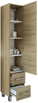 Шкаф пенал Sanflor Ларго 40 R Н0000000025 Швейцарский вяз