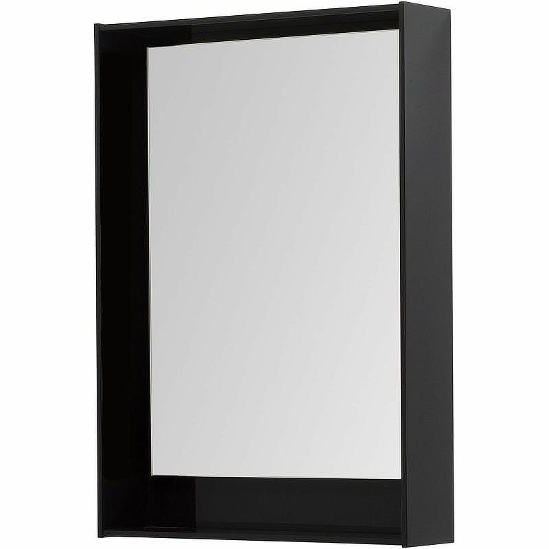 Зеркало Aquanet Милан 60 306383 с подсветкой Черный глянец с сенсорным выключателем, купить, цена, заказать, магазин, доставка, скидка, промокод, купить, цена, заказать, магазин, доставка, скидка, промокод