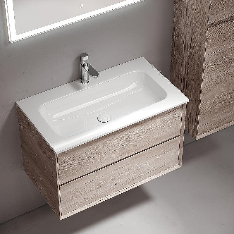 Тумба под раковину Sancos Marmi 2.0 80 MR2.080EG подвесная Дуб галифакс натуральный, купить, цена, заказать, магазин, доставка, скидка, промокод, купить, цена, заказать, магазин, доставка, скидка, промокод