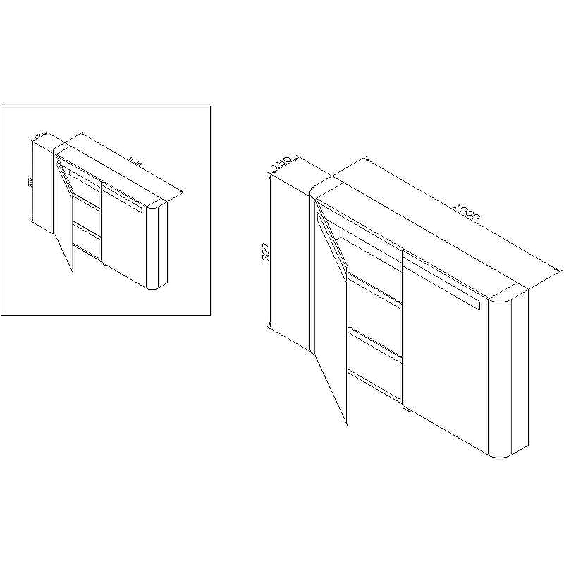 Зеркальный шкаф AM.PM Sensation 100 M30MCX1001WG с подсветкой Белый глянцевый, купить, цена, заказать, магазин, доставка, скидка, промокод, купить, цена, заказать, магазин, доставка, скидка, промокод
