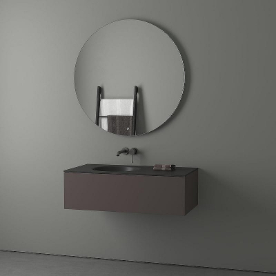 Зеркало Evoform Ledshine d100 BY 2657 с подсветкой 27 W - сенсорный выключатель - теплый белый свет