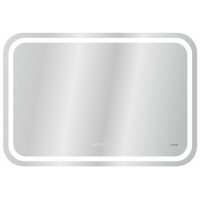 Зеркало Cersanit Led 050 Design Pro 80 KN-LU-LED050*80-p-Os с подсветкой с часами и подогревом, купить, цена, заказать, магазин, доставка, скидка, промокод, купить, цена, заказать, магазин, доставка, скидка, промокод