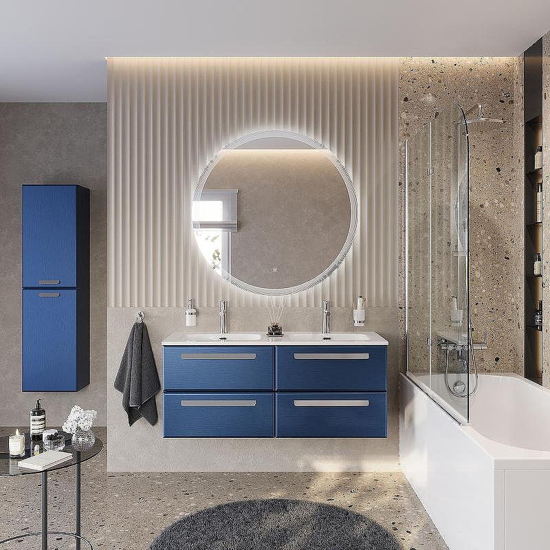 Тумба под раковину Cezares Eco-Cer-N 120 ECO-CER-N-1200-4C-SO-2-SPF-P подвесная Sapfiro без ручек, купить, цена, заказать, магазин, доставка, скидка, промокод, купить, цена, заказать, магазин, доставка, скидка, промокод