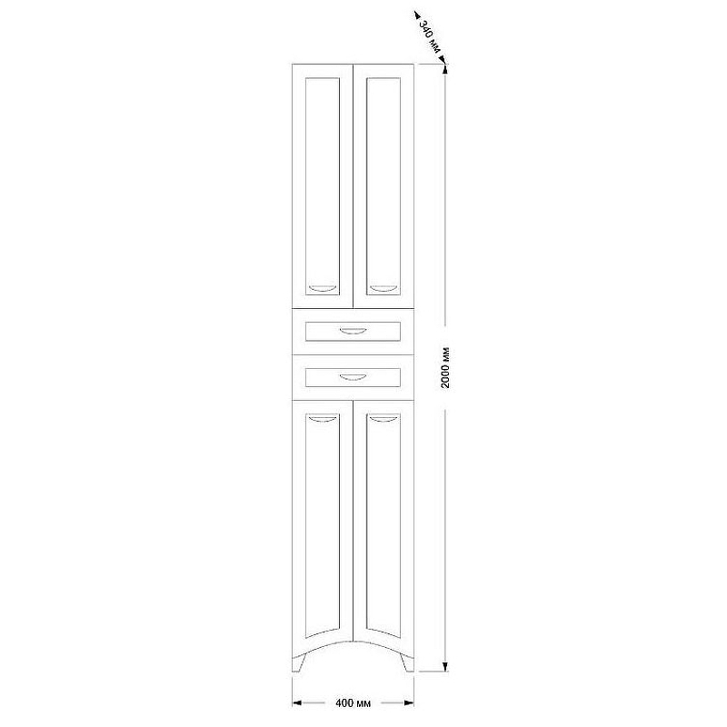 Шкаф пенал Misty Дрея 40 Э-Дре05040-012Я Белый, купить, цена, заказать, магазин, доставка, скидка, промокод, купить, цена, заказать, магазин, доставка, скидка, промокод