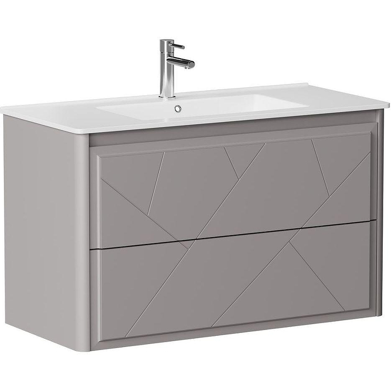 Тумба под раковину Allen Brau Paris 100 1.360002.PGM подвесная Платина матовый, купить, цена, заказать, магазин, доставка, скидка, промокод, купить, цена, заказать, магазин, доставка, скидка, промокод