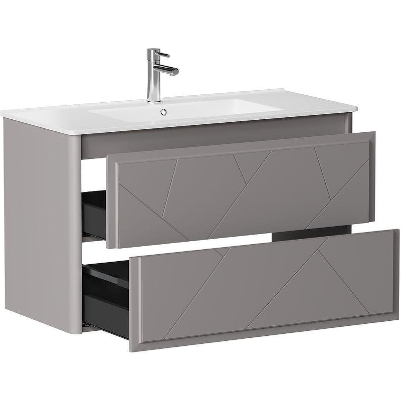 Тумба под раковину Allen Brau Paris 100 1.360002.PGM подвесная Платина матовый, купить, цена, заказать, магазин, доставка, скидка, промокод, купить, цена, заказать, магазин, доставка, скидка, промокод