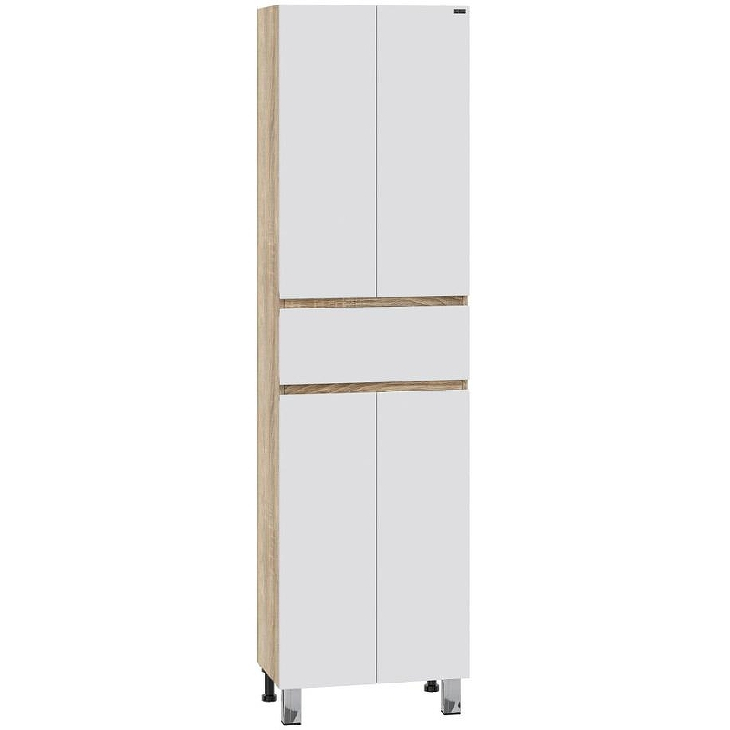 Шкаф пенал СанТа Марс 50 700429 Белый Янтарное дерево, купить, цена, заказать, магазин, доставка, скидка, промокод, купить, цена, заказать, магазин, доставка, скидка, промокод