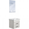 Тумба с раковиной Comforty Никосия 50П 00-00017091 подвесная Дуб белый, купить, цена, заказать, магазин, доставка, скидка, промокод, купить, цена, заказать, магазин, доставка, скидка, промокод