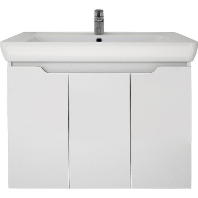 Тумба под раковину Dreja Q Plus (D) 80 99.1006 подвесная напольная Белый