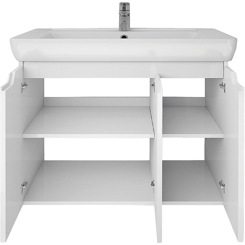 Тумба под раковину Dreja Q Plus (D) 80 99.1006 подвесная напольная Белый, купить, цена, заказать, магазин, доставка, скидка, промокод, купить, цена, заказать, магазин, доставка, скидка, промокод