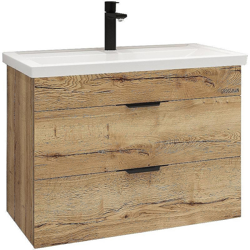 Тумба под раковину Grossman Форта 70 107003 подвесная Дуб галифакс, купить, цена, заказать, магазин, доставка, скидка, промокод, купить, цена, заказать, магазин, доставка, скидка, промокод