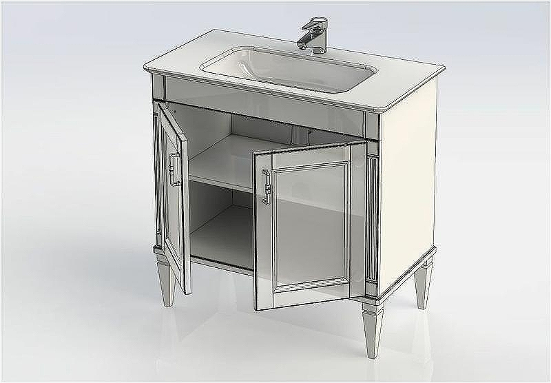 Тумба с раковиной Aquanet Селена 70 273435 Белая Серебро, купить, цена, заказать, магазин, доставка, скидка, промокод, купить, цена, заказать, магазин, доставка, скидка, промокод