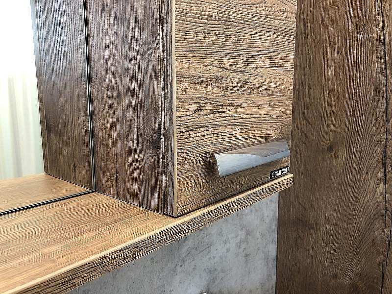 Зеркало со шкафом Comforty Марио 75 00-00004159 с подсветкой Дуб темный, купить, цена, заказать, магазин, доставка, скидка, промокод, купить, цена, заказать, магазин, доставка, скидка, промокод