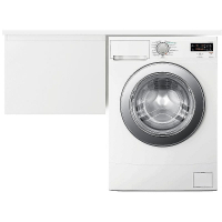 Тумба с раковиной Эстет Dallas Luxe 140 L ФР-00002928 подвесная Белая, купить, цена, заказать, магазин, доставка, скидка, промокод, купить, цена, заказать, магазин, доставка, скидка, промокод