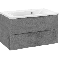 Тумба под раковину Vincea Mia 80 VMC-2MA800BT подвесная Beton, купить, цена, заказать, магазин, доставка, скидка, промокод, купить, цена, заказать, магазин, доставка, скидка, промокод