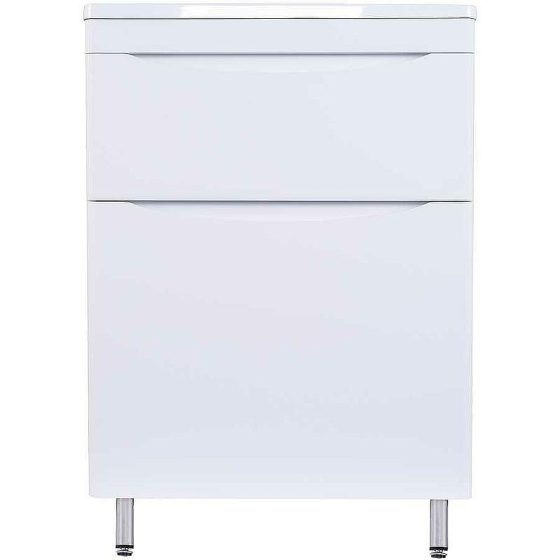 Тумба под раковину Style Line Бергамо 60 СС-00002307 Белая антискрейч, купить, цена, заказать, магазин, доставка, скидка, промокод, купить, цена, заказать, магазин, доставка, скидка, промокод