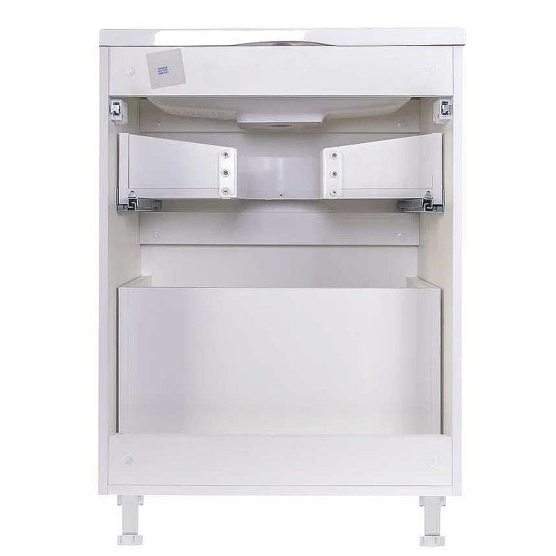 Тумба под раковину Style Line Бергамо 60 СС-00002307 Белая антискрейч, купить, цена, заказать, магазин, доставка, скидка, промокод, купить, цена, заказать, магазин, доставка, скидка, промокод