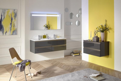 Тумба под раковину Jacob Delafon Vox 100 L EB2025-RA-G1C подвесная Белый лак