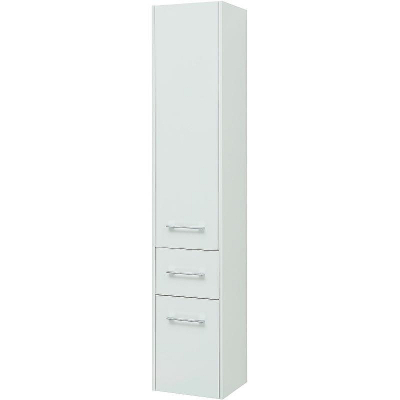 Шкаф пенал Aquanet Августа 35 R 274147 подвесной Белый глянец