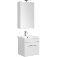 Комплект мебели для ванной Aquanet Августа 58 287681 подвесной Белый, купить, цена, заказать, магазин, доставка, скидка, промокод, купить, цена, заказать, магазин, доставка, скидка, промокод