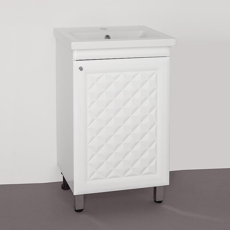 Тумба под раковину Style Line Канна 50 Люкс Белый глянец, купить, цена, заказать, магазин, доставка, скидка, промокод, купить, цена, заказать, магазин, доставка, скидка, промокод