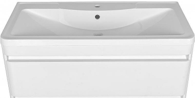 Тумба под раковину Style Line Атлантика Люкс Plus 100 СС-00000693 подвесная Белая