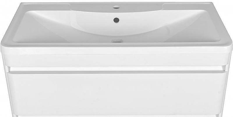 Тумба под раковину Style Line Атлантика Люкс Plus 100 СС-00000693 подвесная Белая, купить, цена, заказать, магазин, доставка, скидка, промокод, купить, цена, заказать, магазин, доставка, скидка, промокод