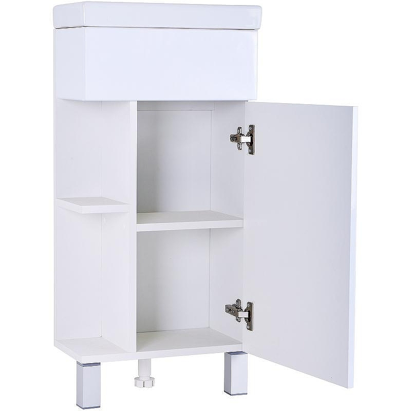 Тумба с раковиной Orange Мини 40 R Mini2-40TUW+Ra Белый, купить, цена, заказать, магазин, доставка, скидка, промокод, купить, цена, заказать, магазин, доставка, скидка, промокод