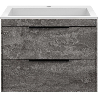 Тумба под раковину Vincea Chiara 2D 60 VMC-2C2600GS подвесная G.Stone, купить, цена, заказать, магазин, доставка, скидка, промокод, купить, цена, заказать, магазин, доставка, скидка, промокод