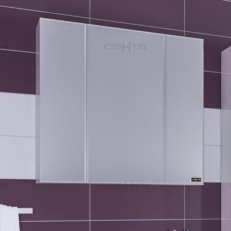 Зеркальный шкаф СанТа Стандарт 90 Белый, купить, цена, заказать, магазин, доставка, скидка, промокод, купить, цена, заказать, магазин, доставка, скидка, промокод