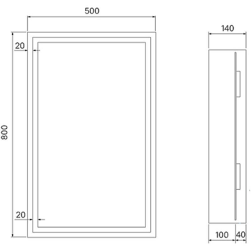 Зеркальный шкаф Iddis Zodiac 50 ZOD5000i99 с подсветкой Белый, купить, цена, заказать, магазин, доставка, скидка, промокод, купить, цена, заказать, магазин, доставка, скидка, промокод