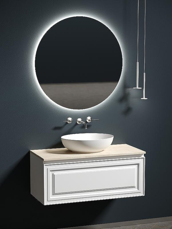 Тумба под раковину Sancos Very 100 VR100W подвесная Bianco, купить, цена, заказать, магазин, доставка, скидка, промокод, купить, цена, заказать, магазин, доставка, скидка, промокод