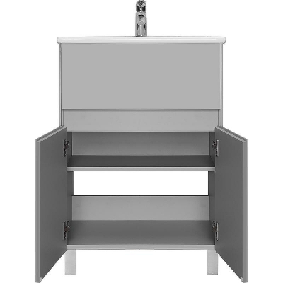 Тумба под раковину Aquaton Форест 60 1A278201FR4D0 Туманный серый