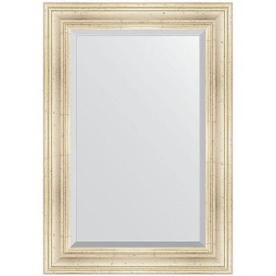 Зеркало Evoform Exclusive 99х69 BY 3445 с фацетом в багетной раме - Травленое серебро 99