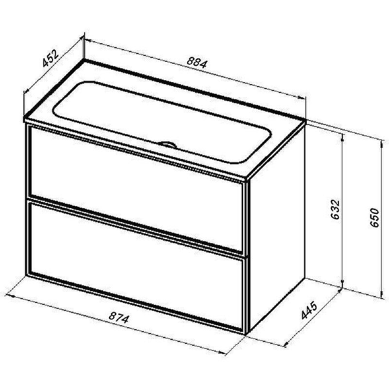 Тумба под раковину Aquanet Арт 90 313256 подвесная Белая матовая, купить, цена, заказать, магазин, доставка, скидка, промокод, купить, цена, заказать, магазин, доставка, скидка, промокод