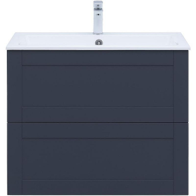 Тумба с раковиной Aquanet Терра 80 323184 подвесная Маренго