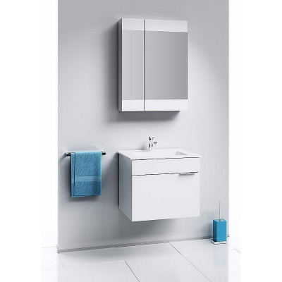 Зеркальный шкаф Aqwella Бриг 60 Br.04.06/W Белый