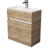 Тумба с раковиной 1MarKa Mira 60 У75337 подвесная Дуб Сонома, купить, цена, заказать, магазин, доставка, скидка, промокод, купить, цена, заказать, магазин, доставка, скидка, промокод