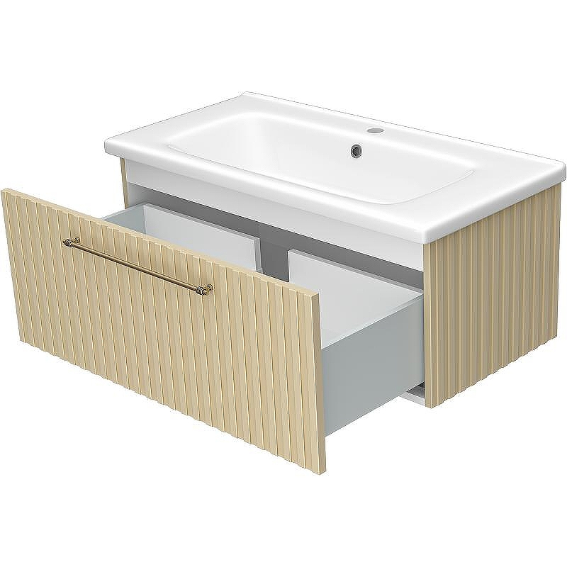 Тумба с раковиной Brevita Alicante 90 УТ000015787 подвесная Капучино, купить, цена, заказать, магазин, доставка, скидка, промокод, купить, цена, заказать, магазин, доставка, скидка, промокод