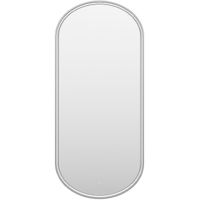 Зеркало Brevita Saturn 50 SAT-Dro1-050-platinum с подсветкой Платина матовая с сенсорным выключателем