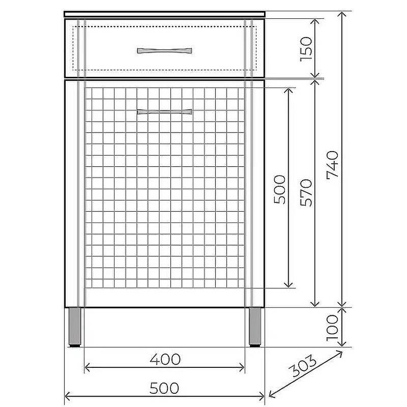 Комод Style Line Эко Стандарт ТН 50 АА00-000042 с бельевой корзиной Белый глянцевый, купить, цена, заказать, магазин, доставка, скидка, промокод, купить, цена, заказать, магазин, доставка, скидка, промокод