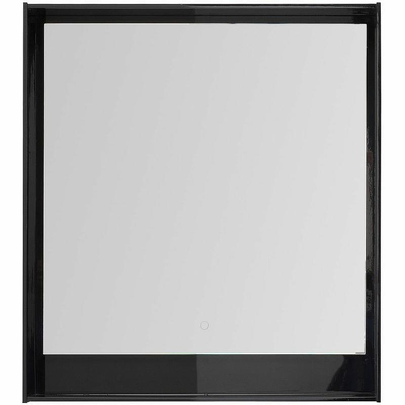 Зеркало Aquanet Милан 80 306387 с подсветкой Черный глянец с сенсорным выключателем, купить, цена, заказать, магазин, доставка, скидка, промокод, купить, цена, заказать, магазин, доставка, скидка, промокод